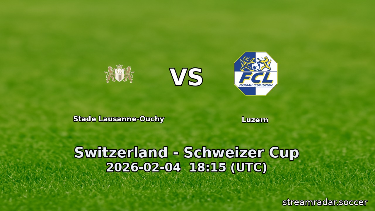 Stade Lausanne-Ouchy vs Luzern