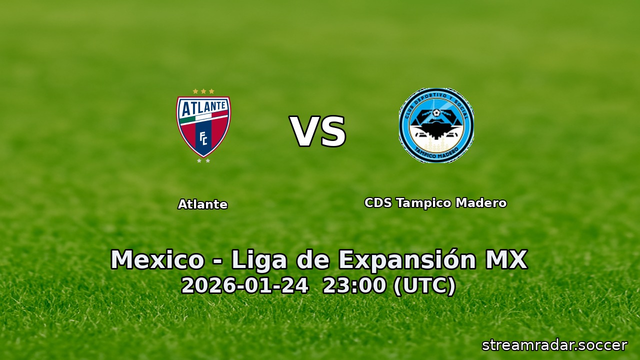 Atlante vs CDS Tampico Madero