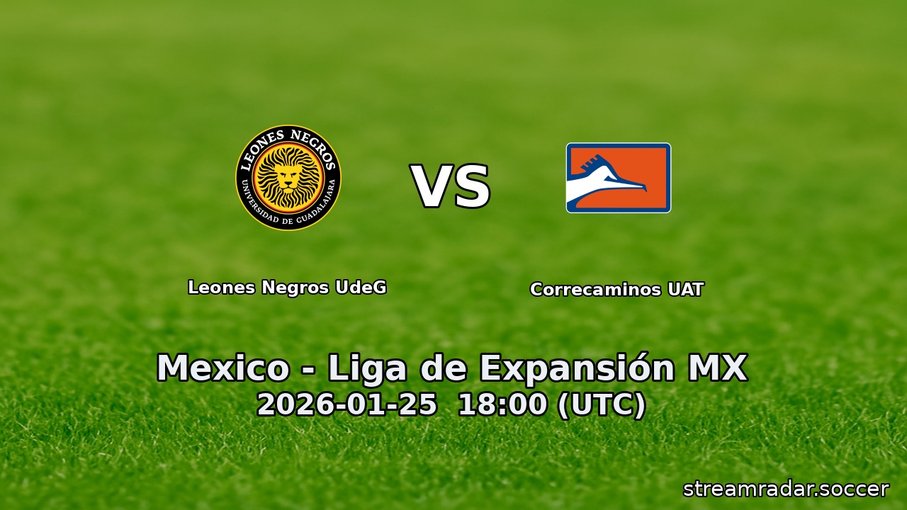Leones Negros UdeG vs Correcaminos UAT