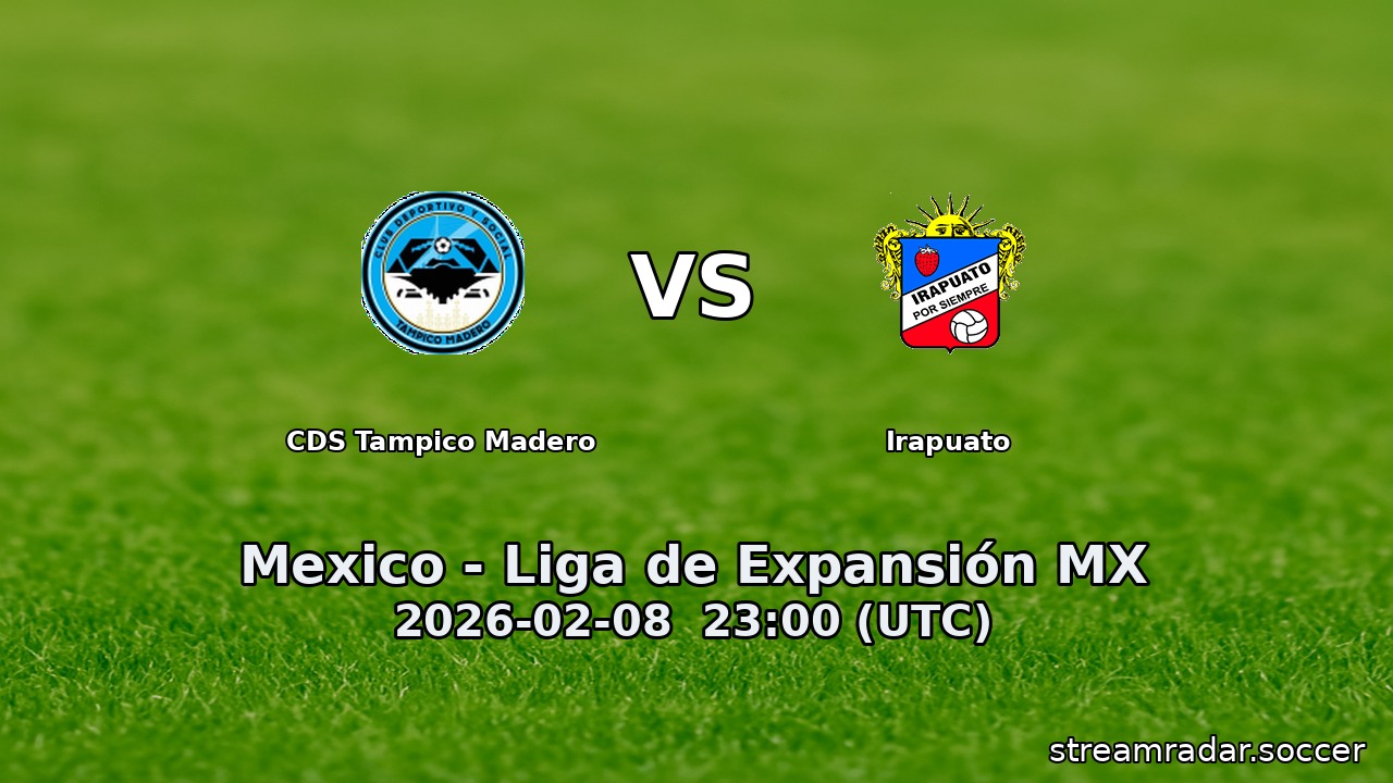 CDS Tampico Madero vs Irapuato