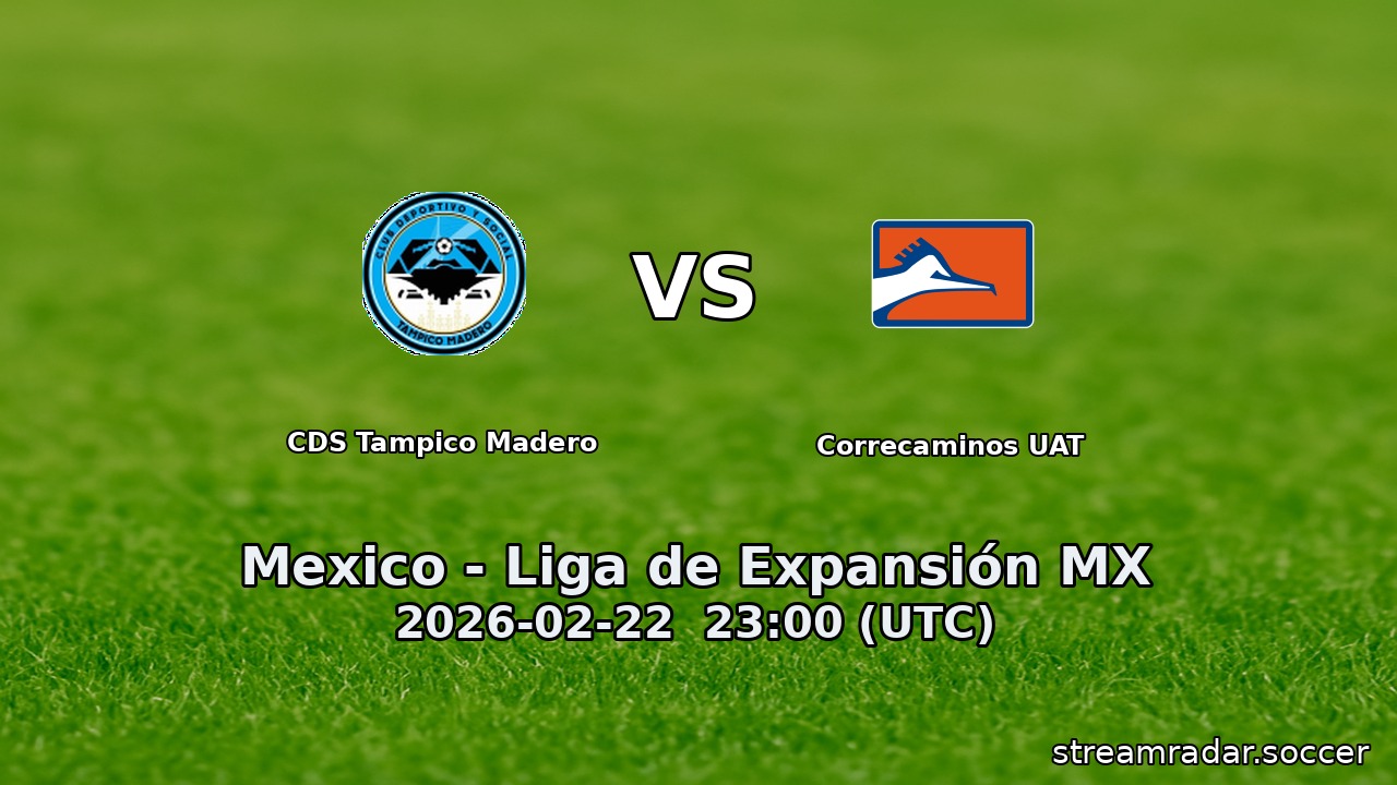 CDS Tampico Madero vs Correcaminos UAT