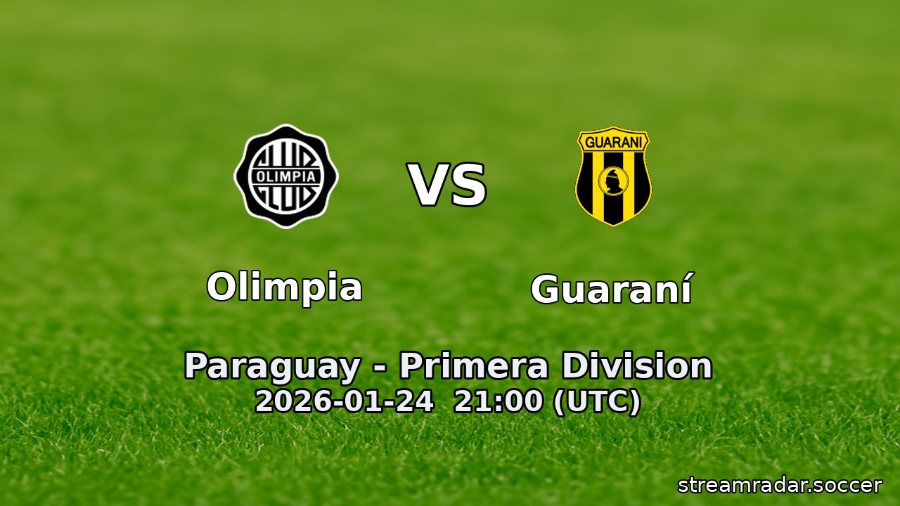 Olimpia vs Guaraní