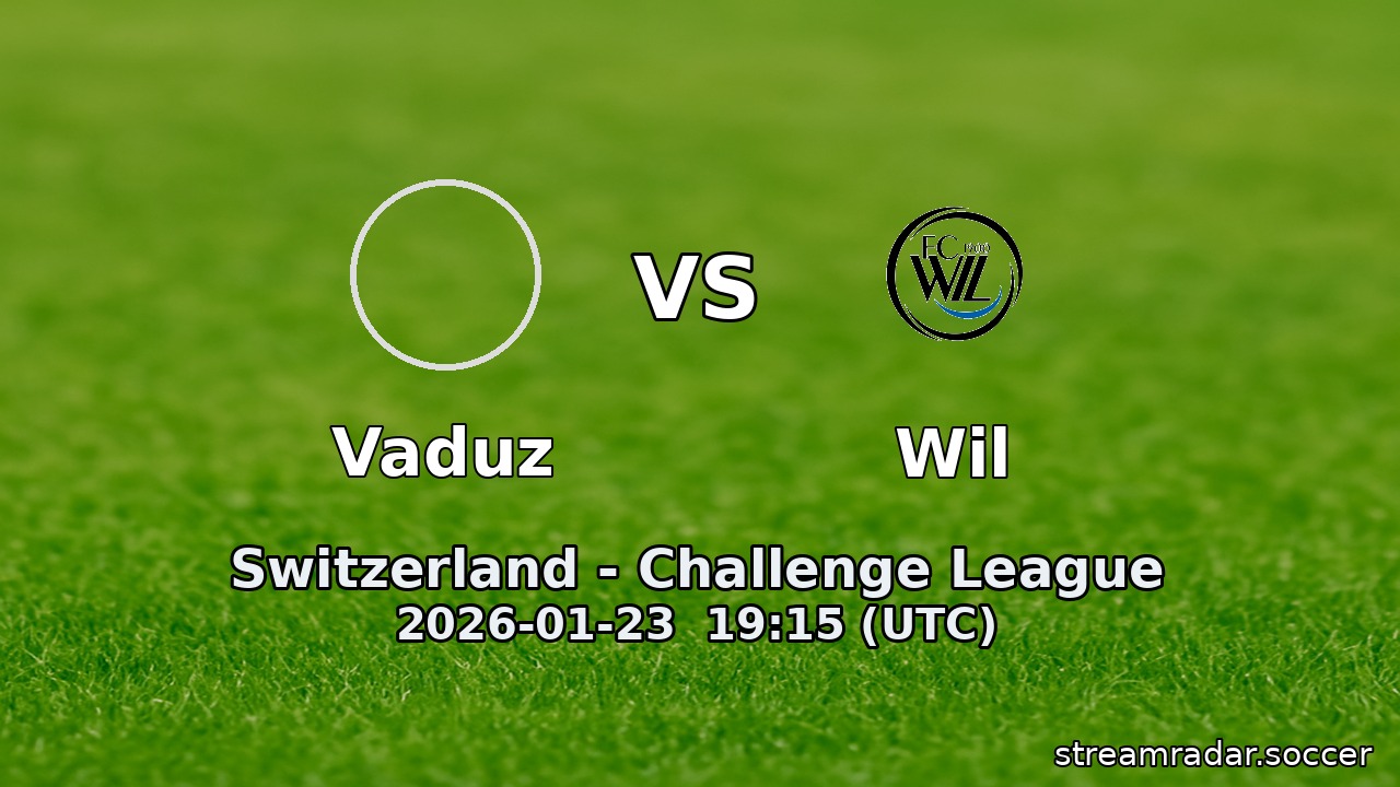 Vaduz vs Wil
