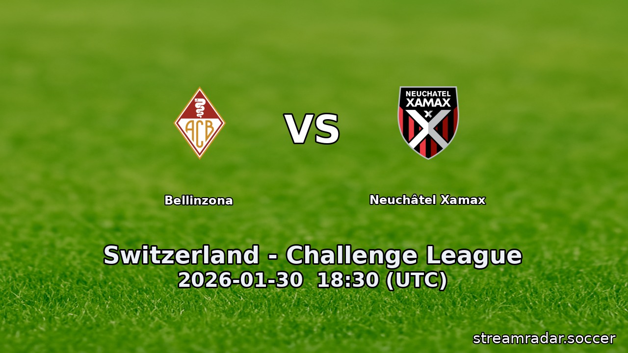 Bellinzona vs Neuchâtel Xamax
