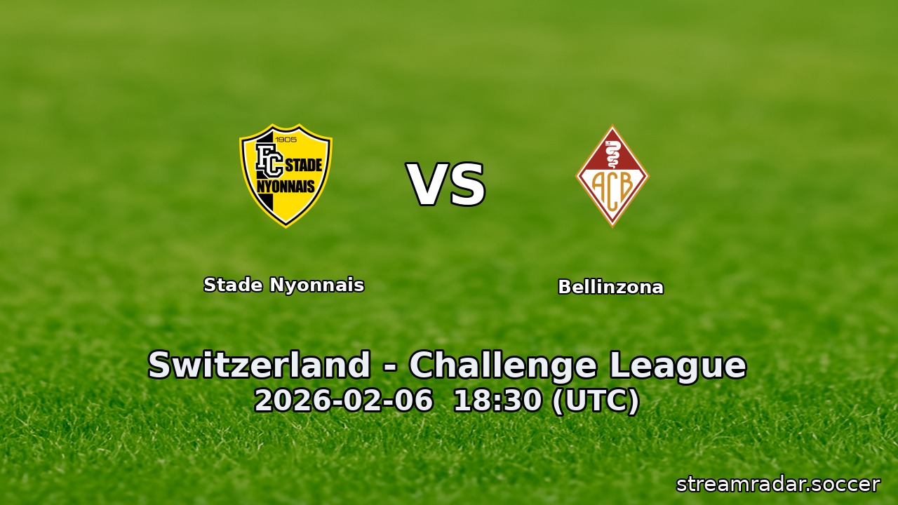 Stade Nyonnais vs Bellinzona