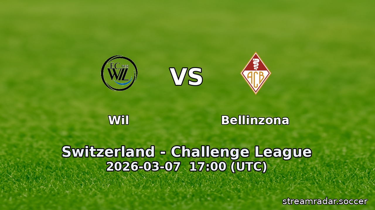 Wil vs Bellinzona