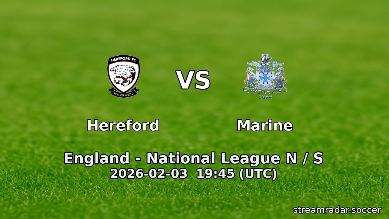 Hereford vs Marine