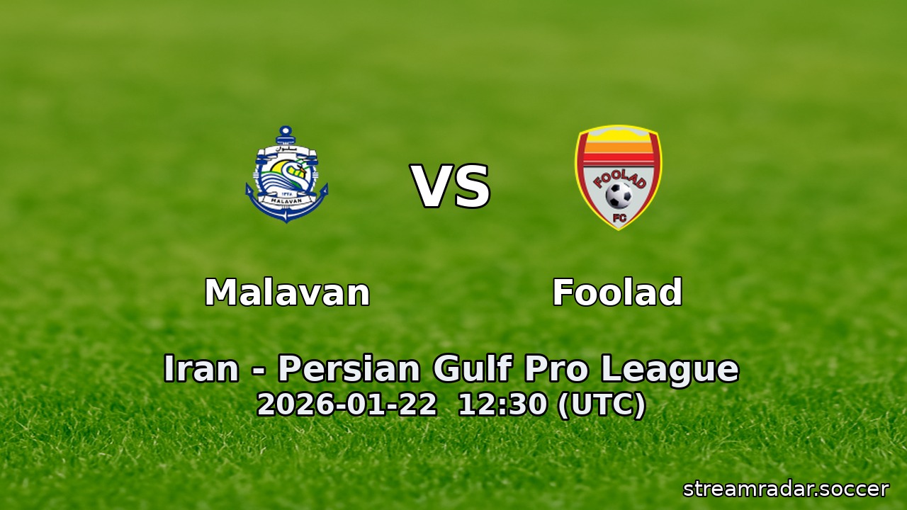 Malavan vs Foolad