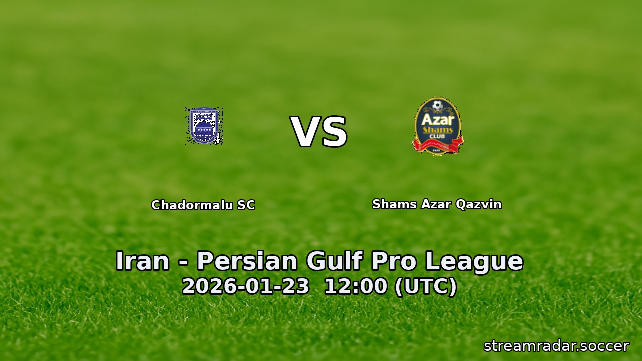 Chadormalu SC vs Shams Azar Qazvin