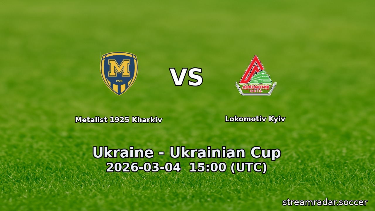 Metalist 1925 Kharkiv vs Lokomotiv Kyiv