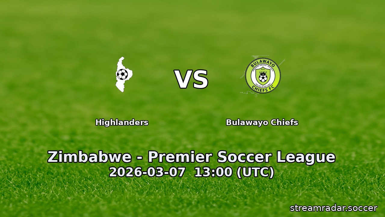 Highlanders vs Bulawayo Chiefs