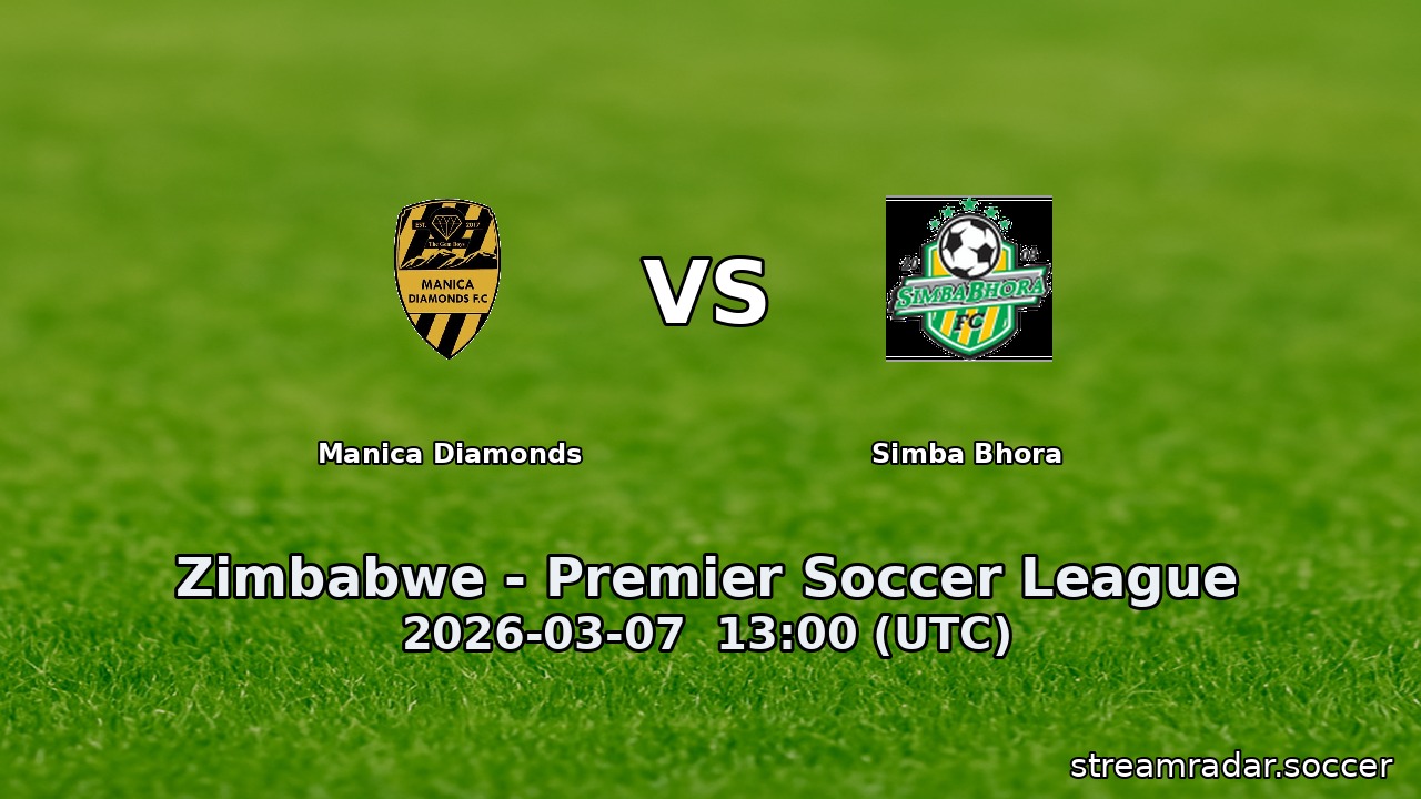 Manica Diamonds vs Simba Bhora