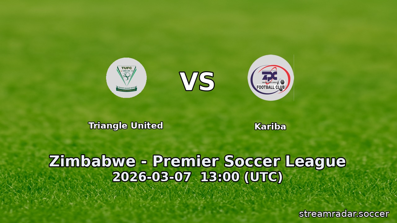Triangle United vs Kariba
