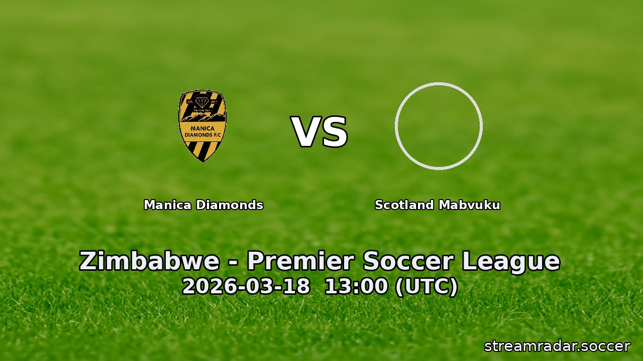 Manica Diamonds vs Scotland Mabvuku