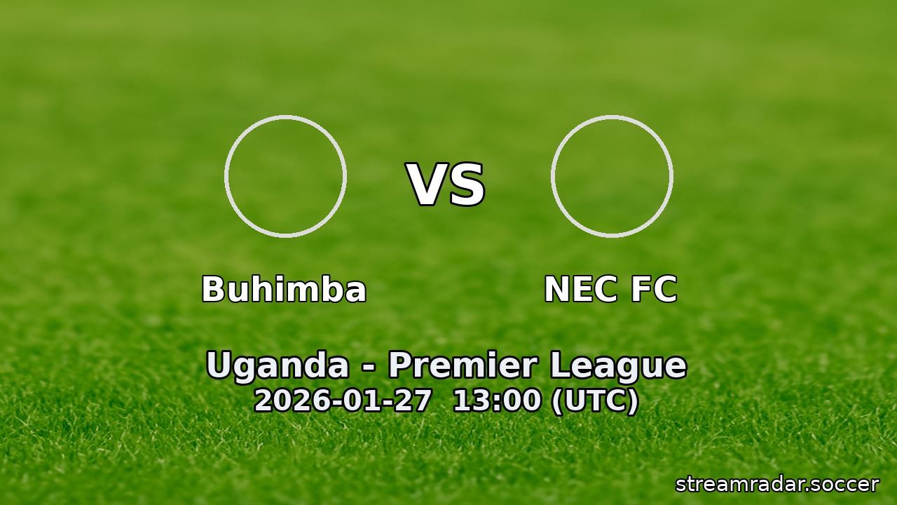 Buhimba vs NEC FC