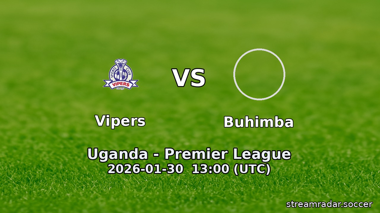 Vipers vs Buhimba