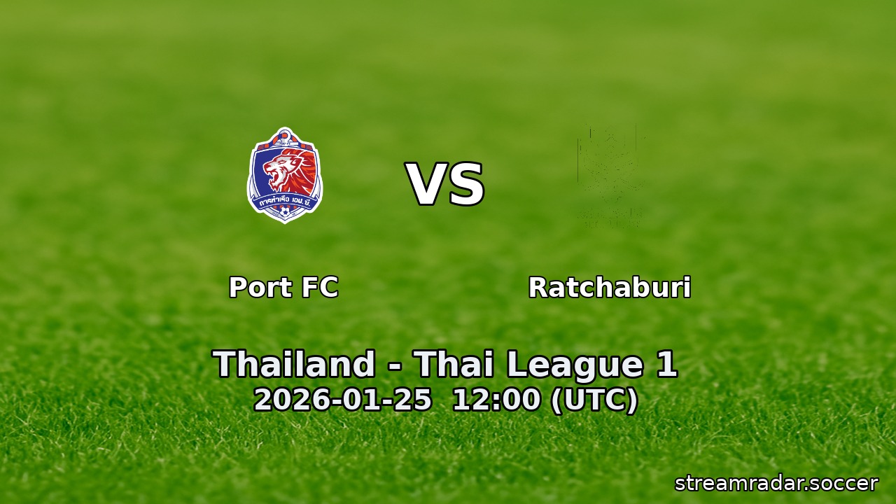 Port FC vs Ratchaburi