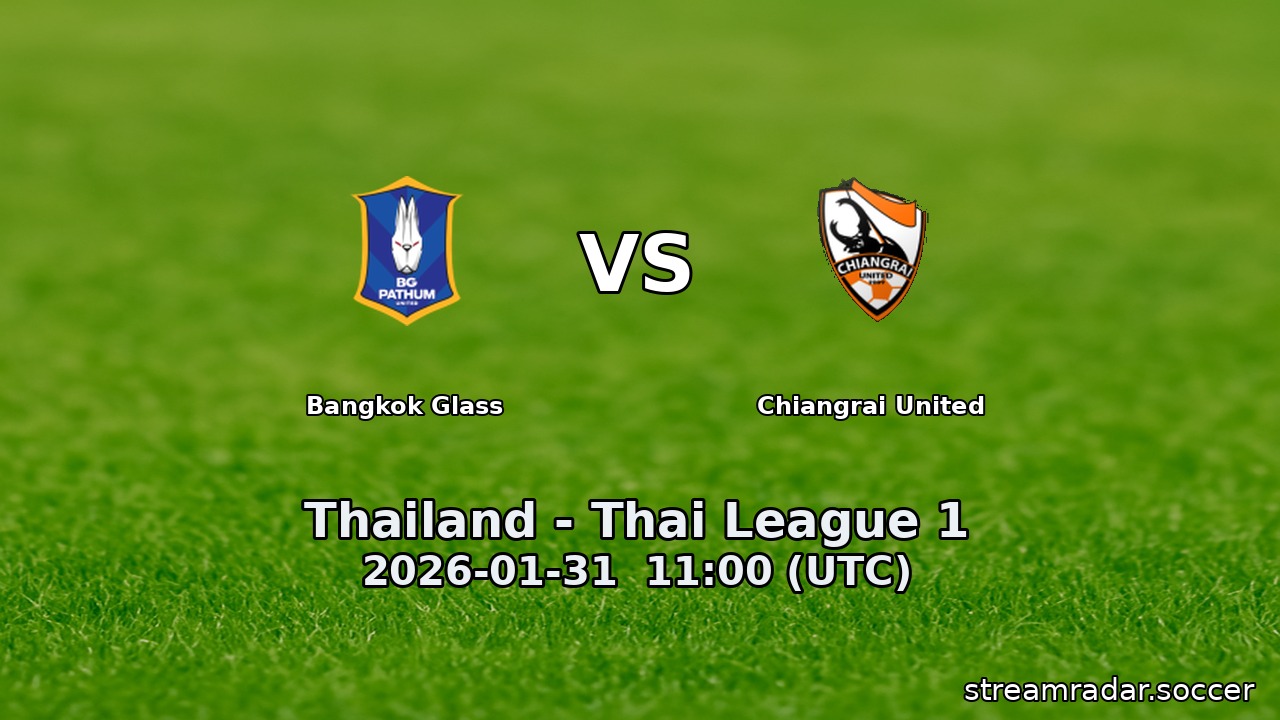 Bangkok Glass vs Chiangrai United