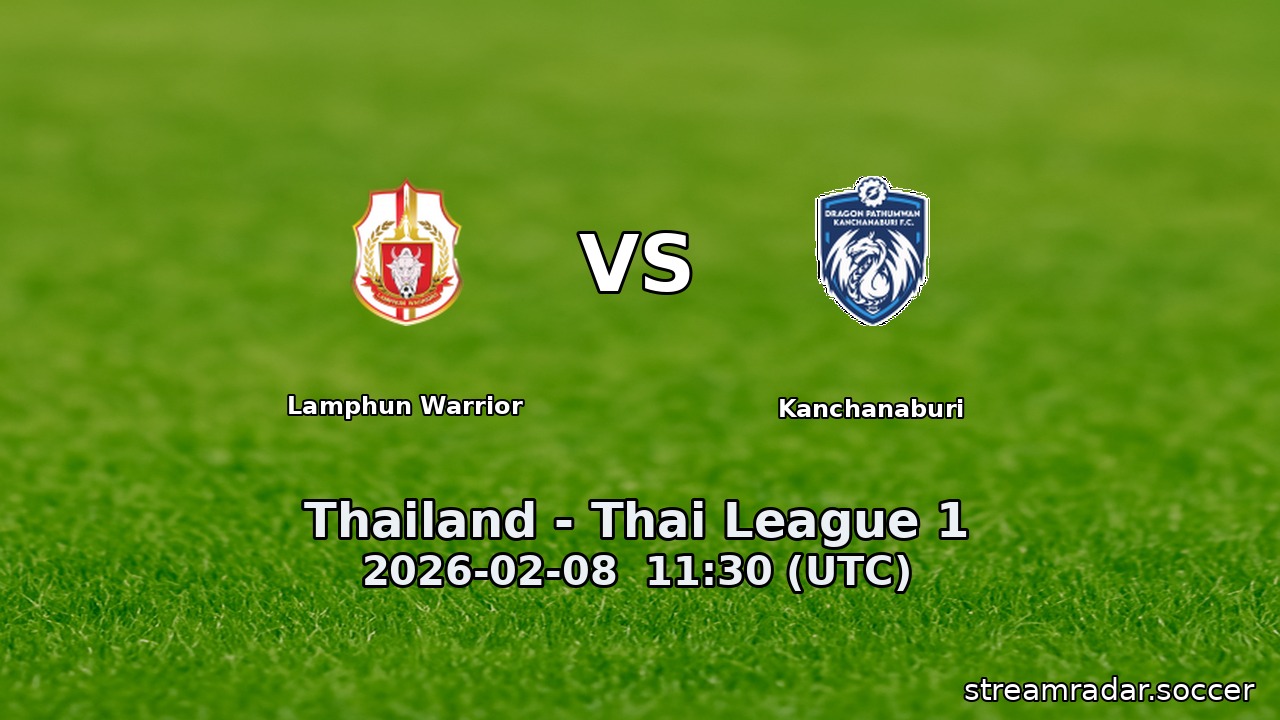 Lamphun Warrior vs Kanchanaburi