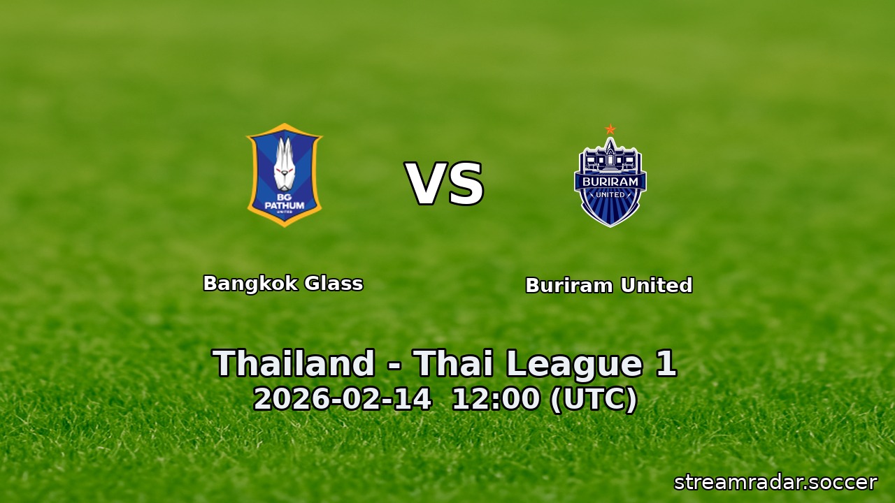 Bangkok Glass vs Buriram United