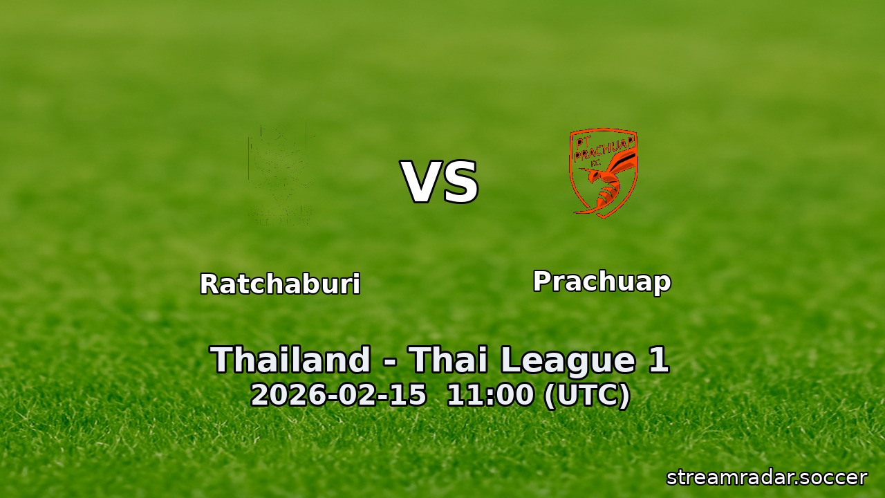 Ratchaburi vs Prachuap