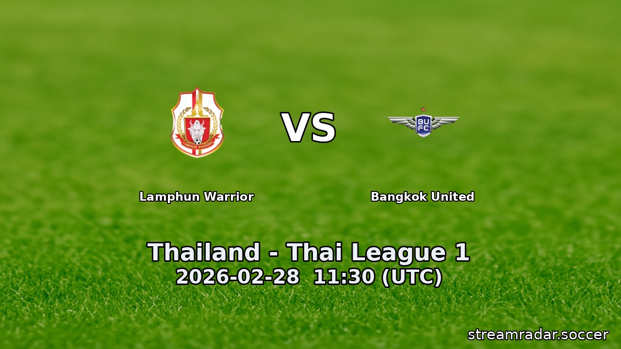 Lamphun Warrior vs Bangkok United