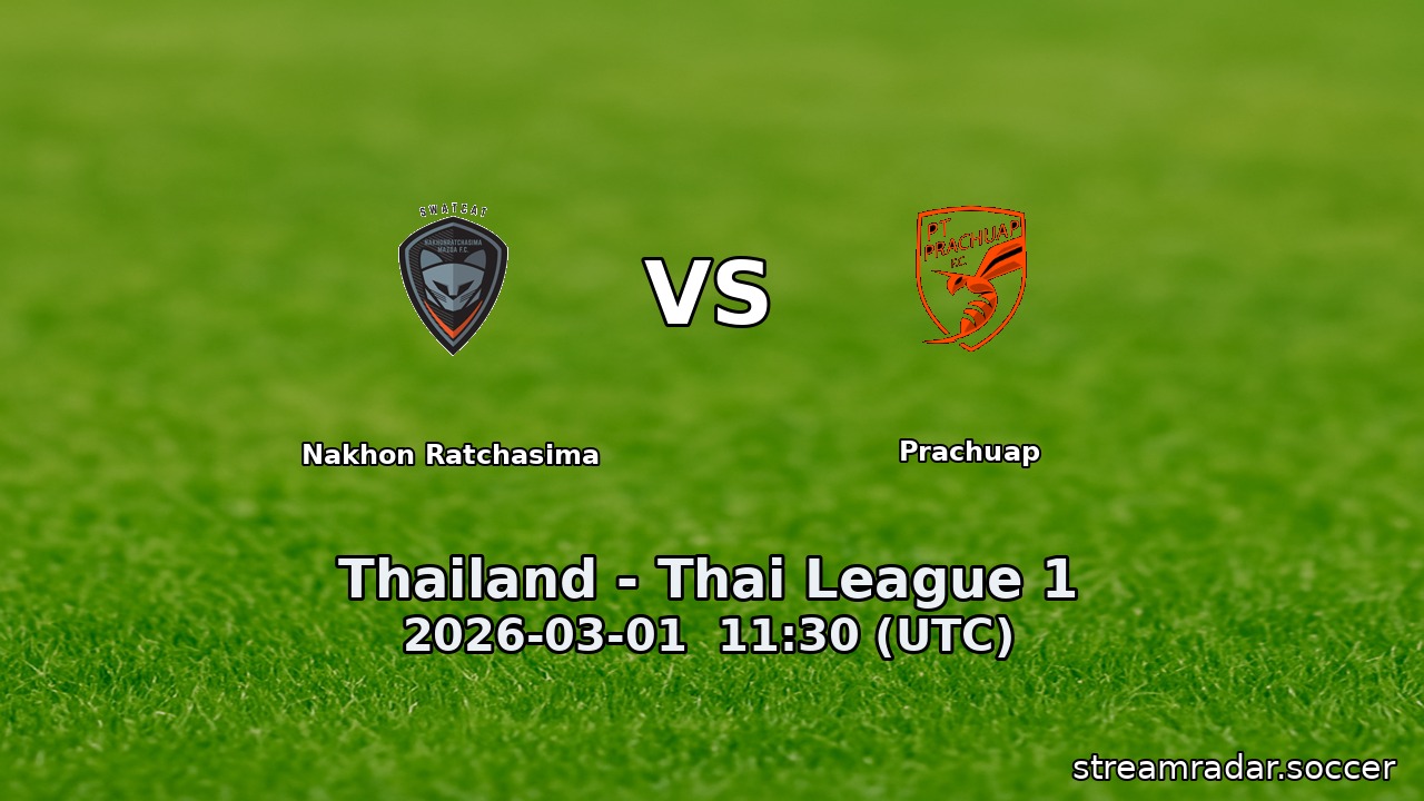 Nakhon Ratchasima vs Prachuap