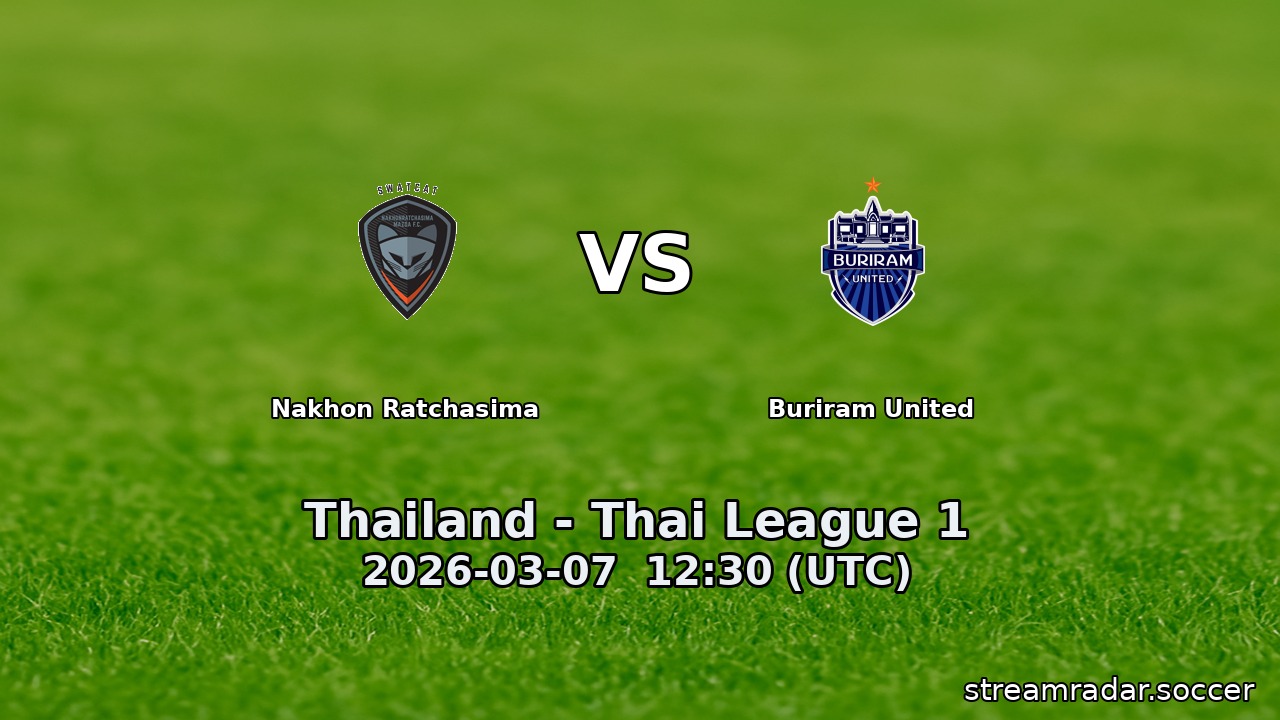 Nakhon Ratchasima vs Buriram United