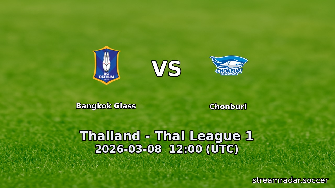 Bangkok Glass vs Chonburi