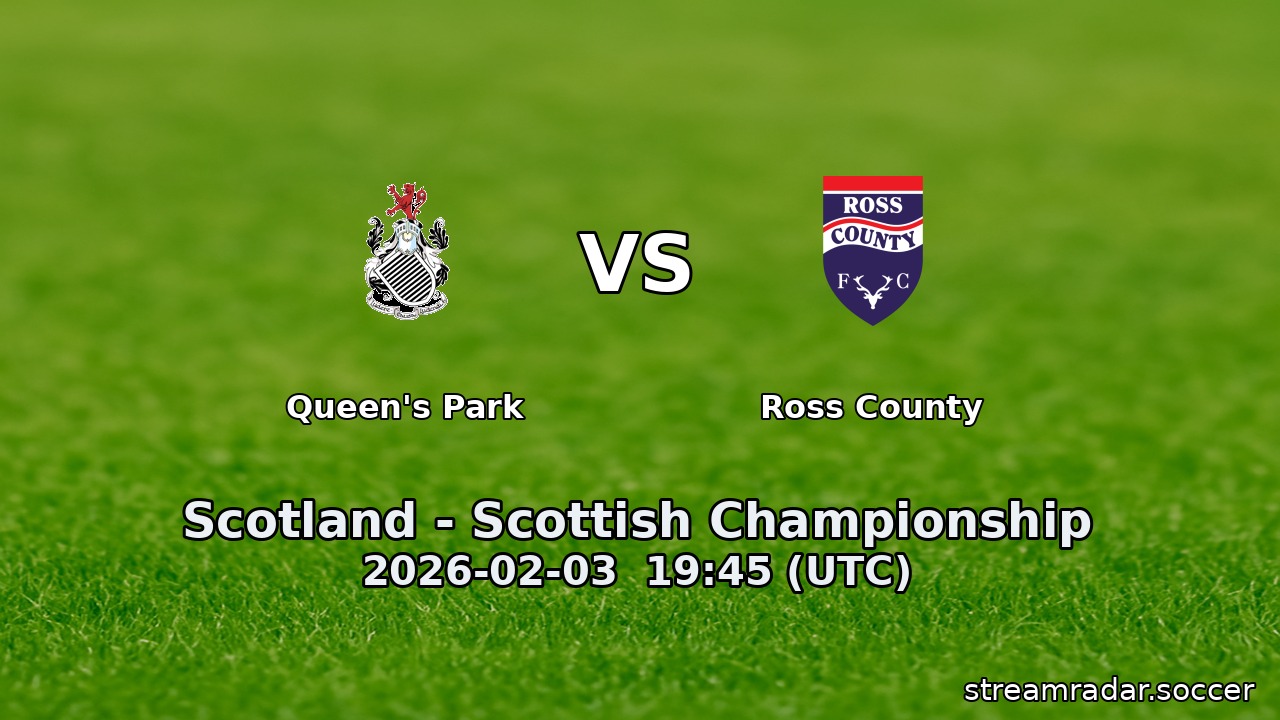 Queen's Park vs Ross County