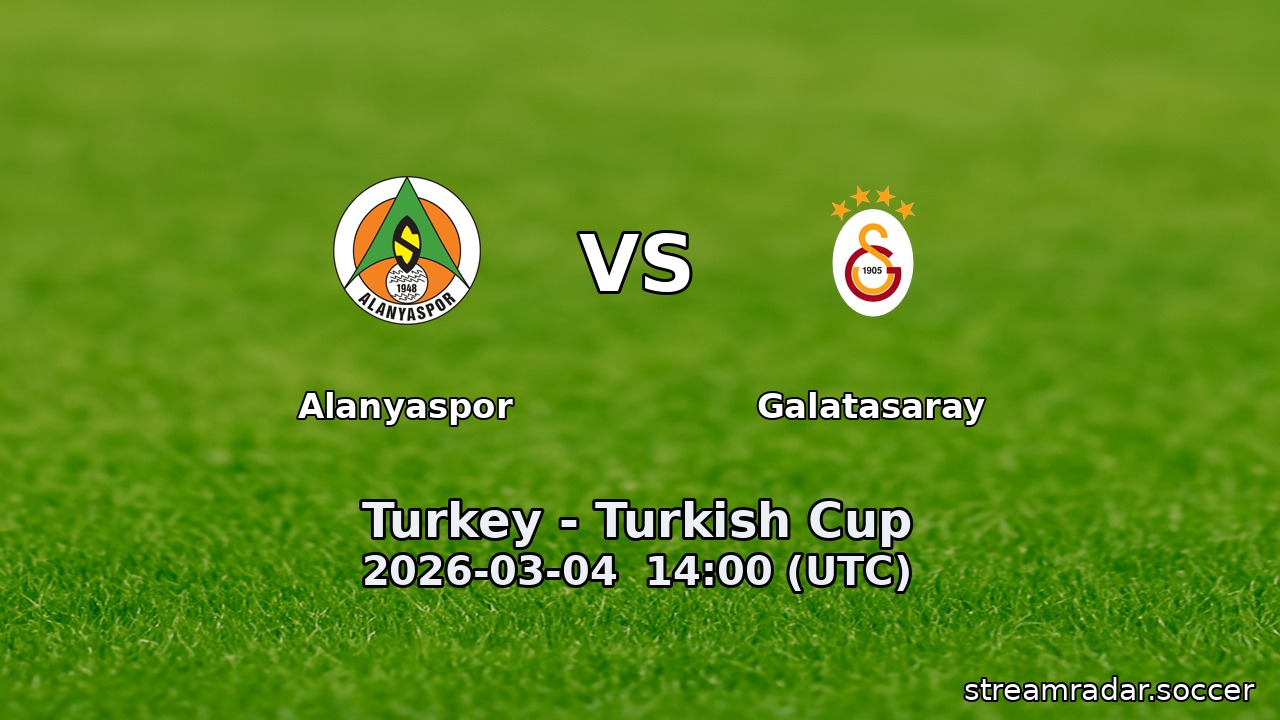 Alanyaspor vs Galatasaray