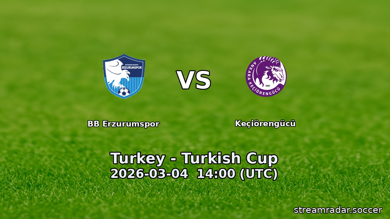 BB Erzurumspor vs Keçiörengücü