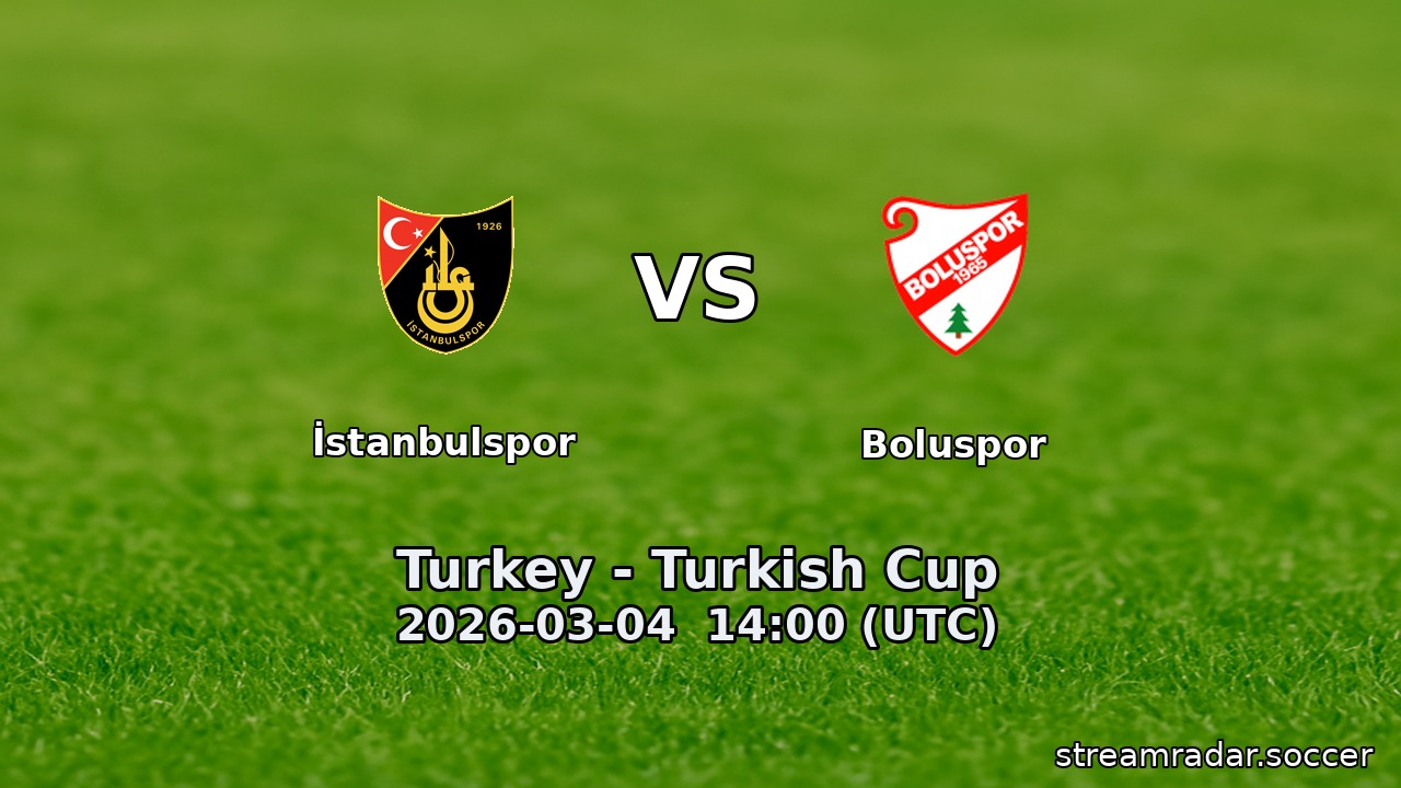 İstanbulspor vs Boluspor