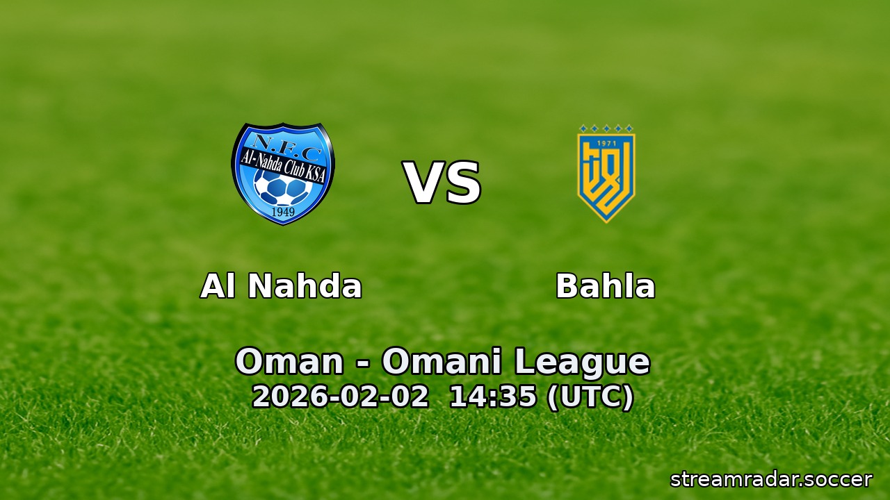 Al Nahda vs Bahla