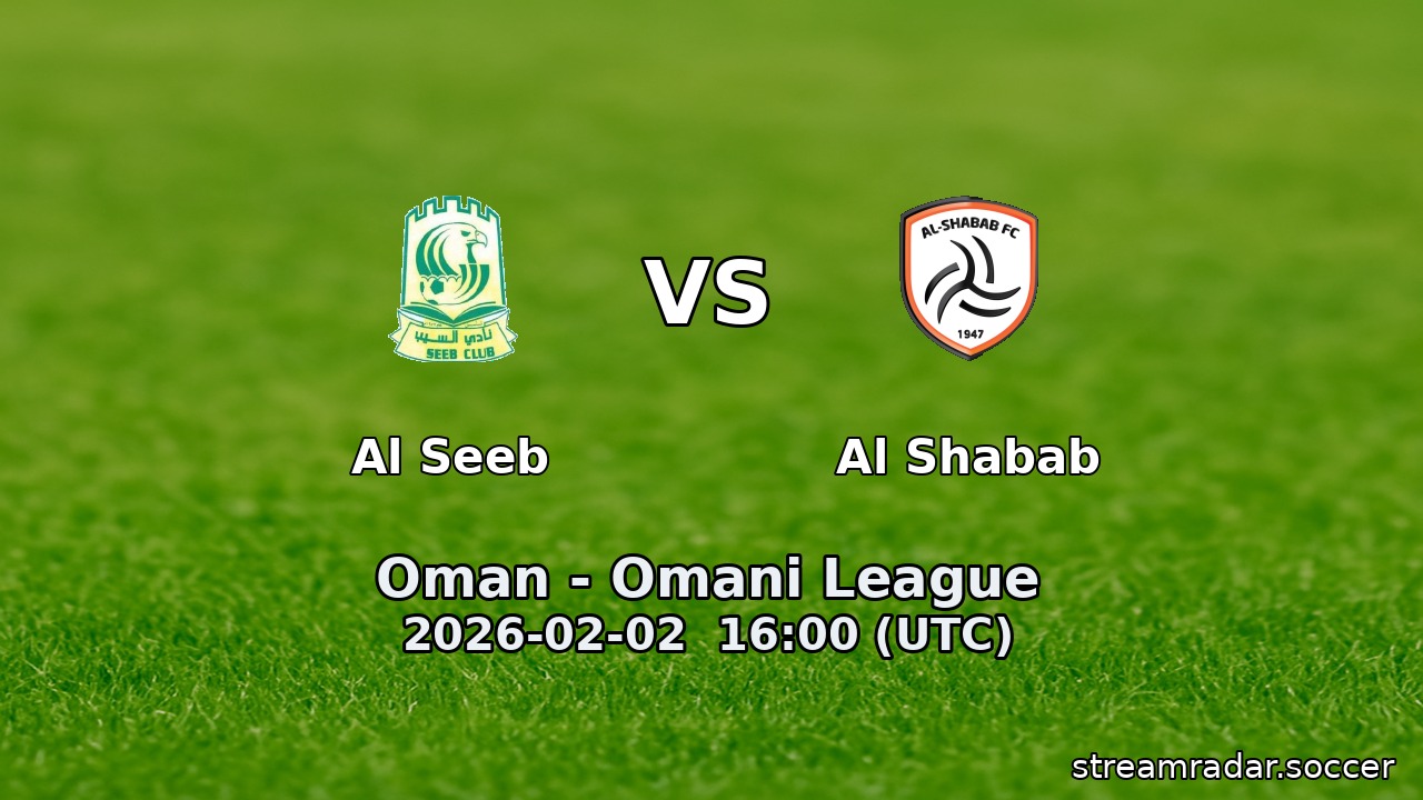 Al Seeb vs Al Shabab