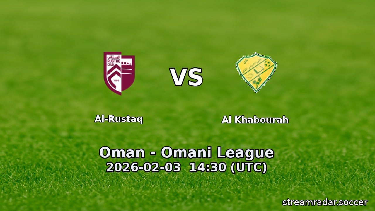Al-Rustaq vs Al Khabourah