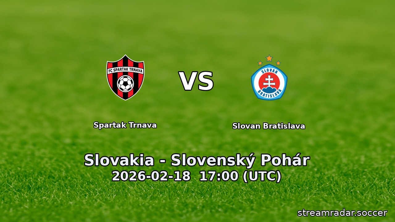 Spartak Trnava vs Slovan Bratislava
