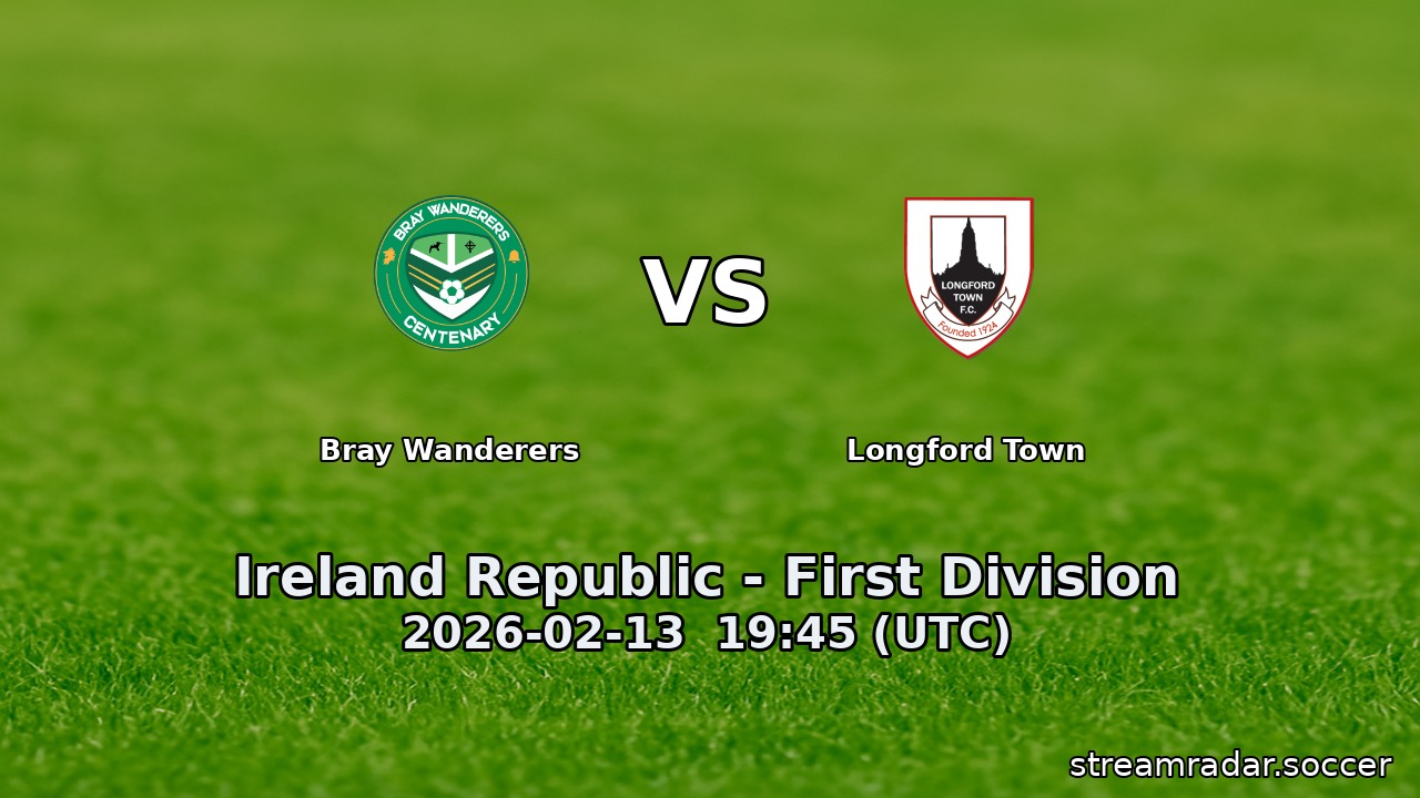 Bray Wanderers vs Longford Town