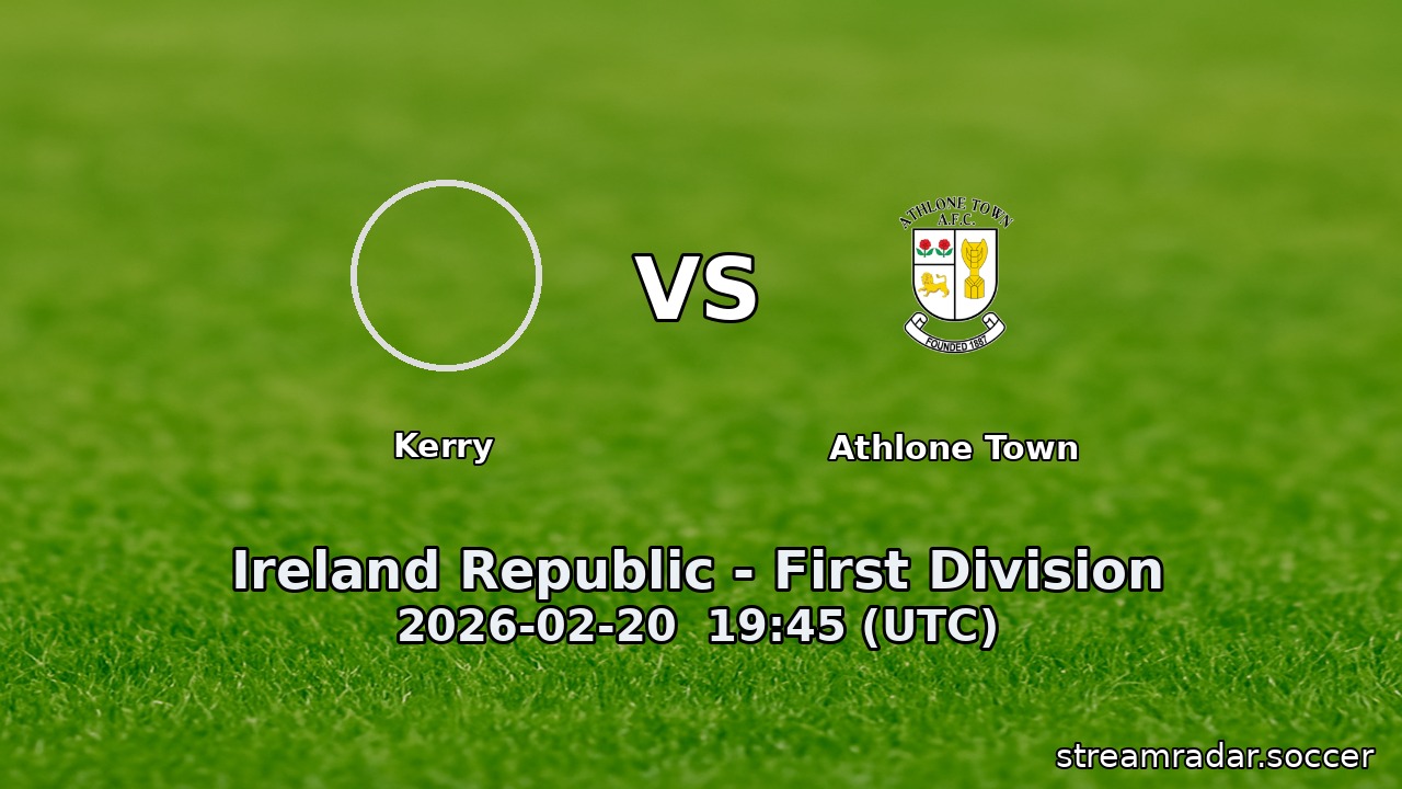 Kerry vs Athlone Town
