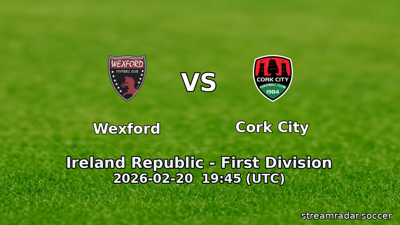 Wexford vs Cork City