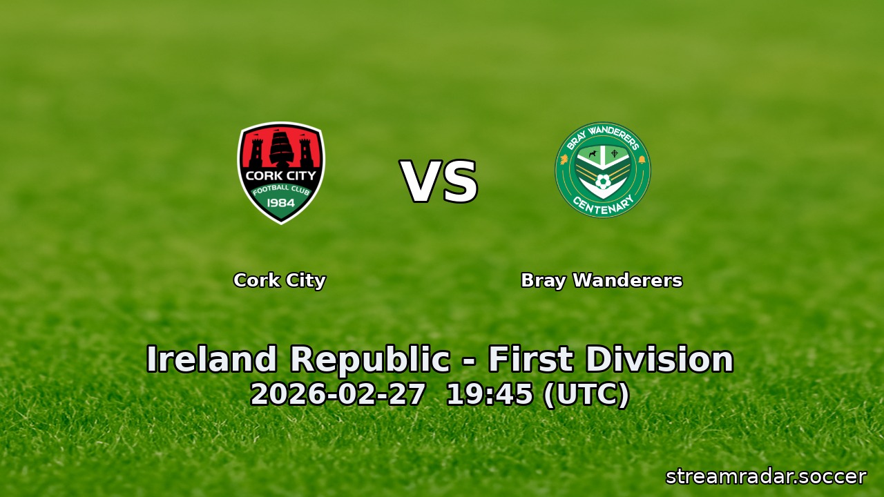 Cork City vs Bray Wanderers