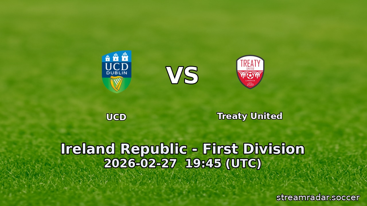 UCD vs Treaty United