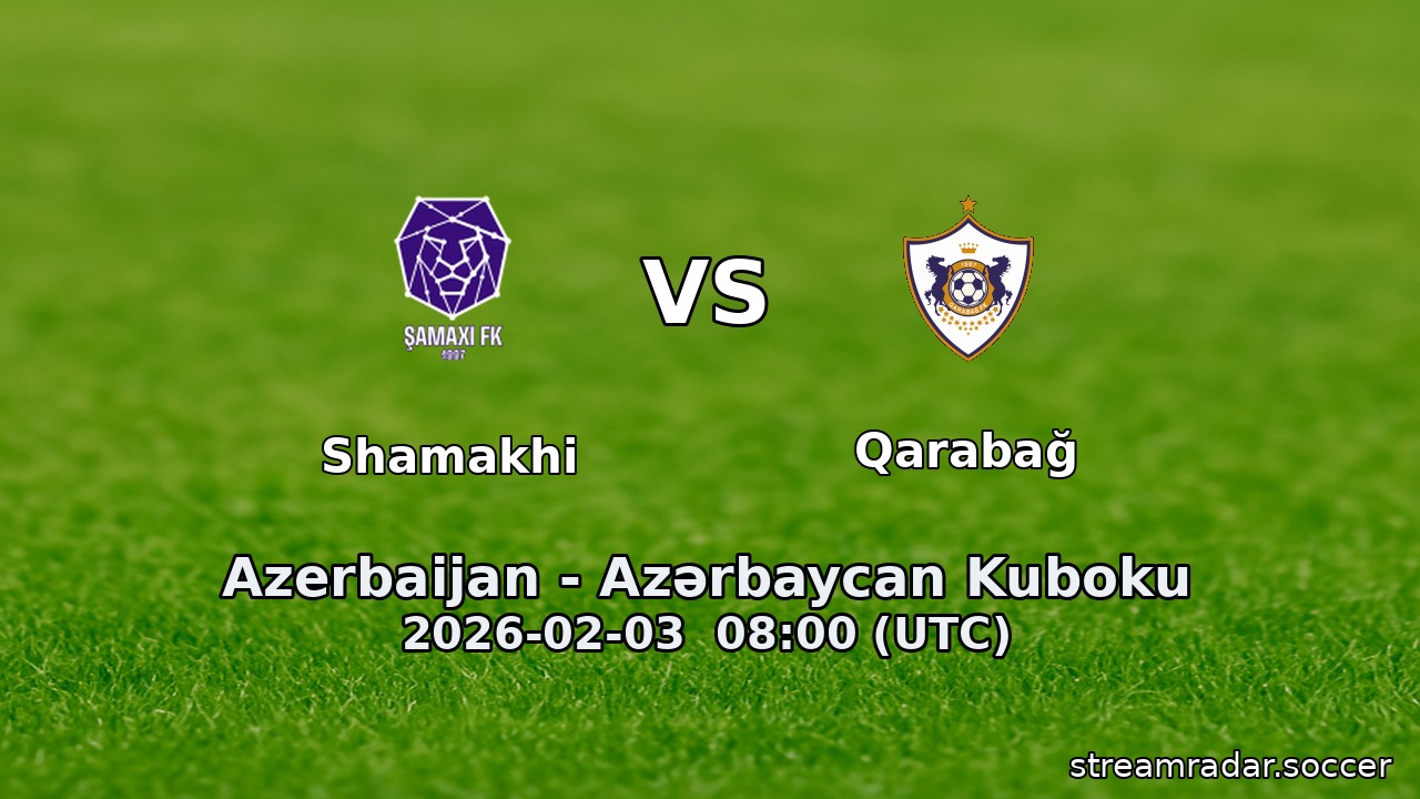 Shamakhi vs Qarabağ