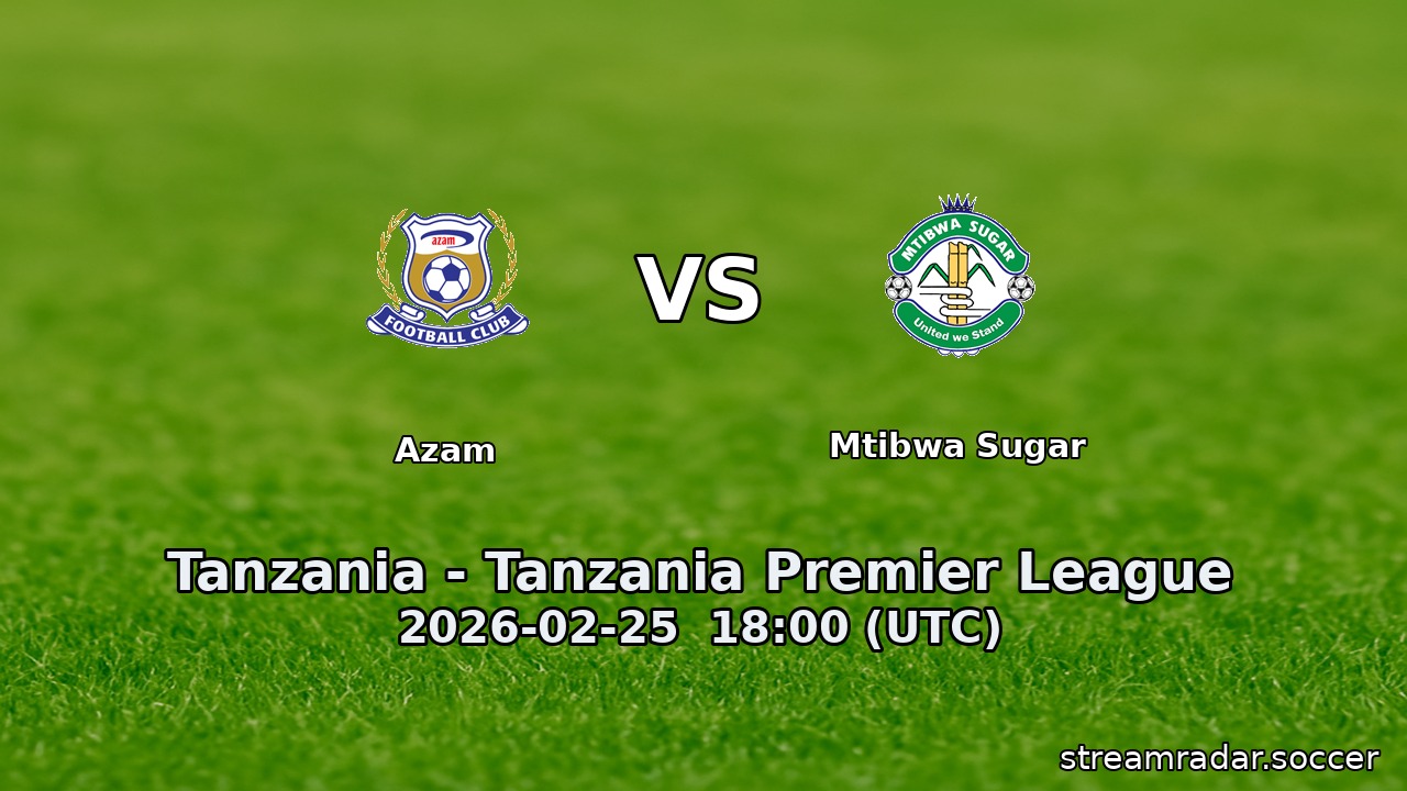 Azam vs Mtibwa Sugar