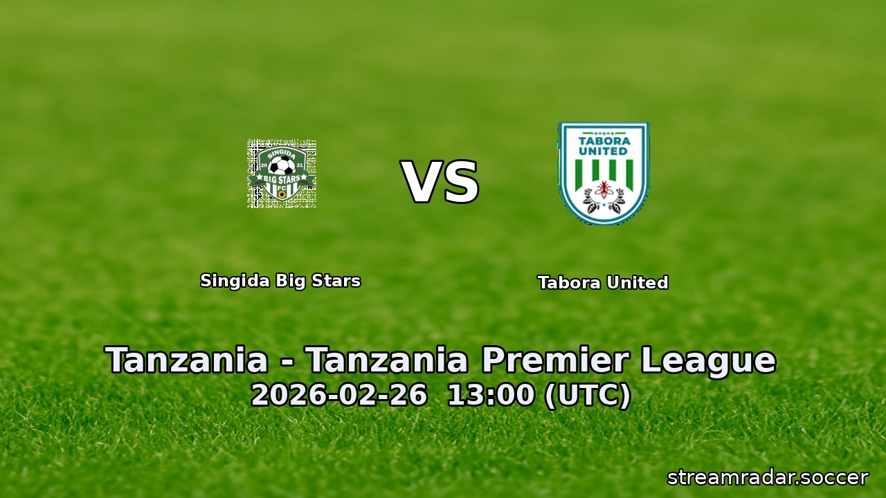 Singida Big Stars vs Tabora United