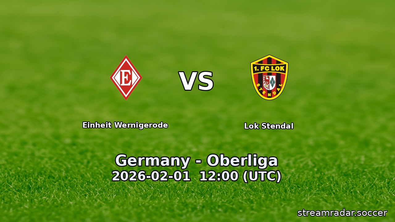 Einheit Wernigerode vs Lok Stendal