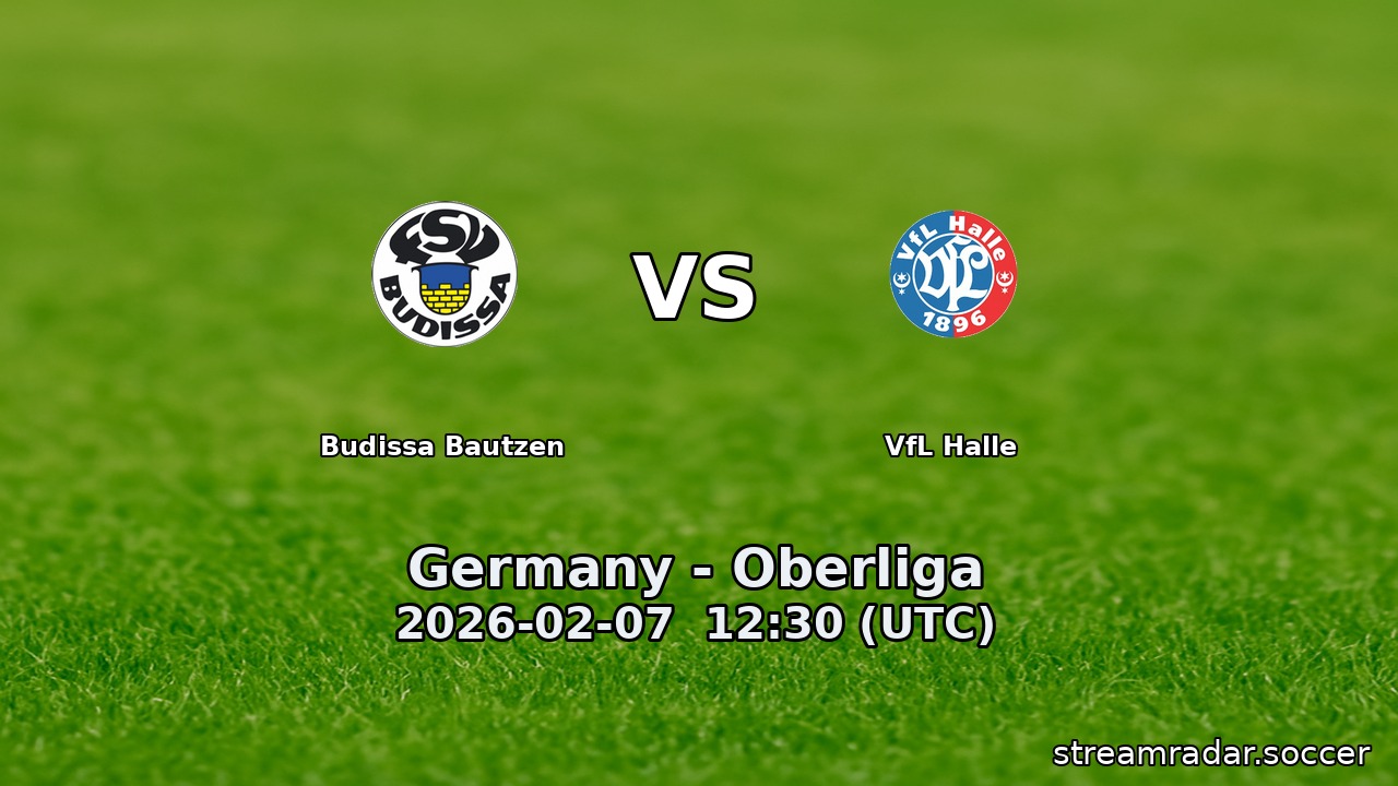 Budissa Bautzen vs VfL Halle