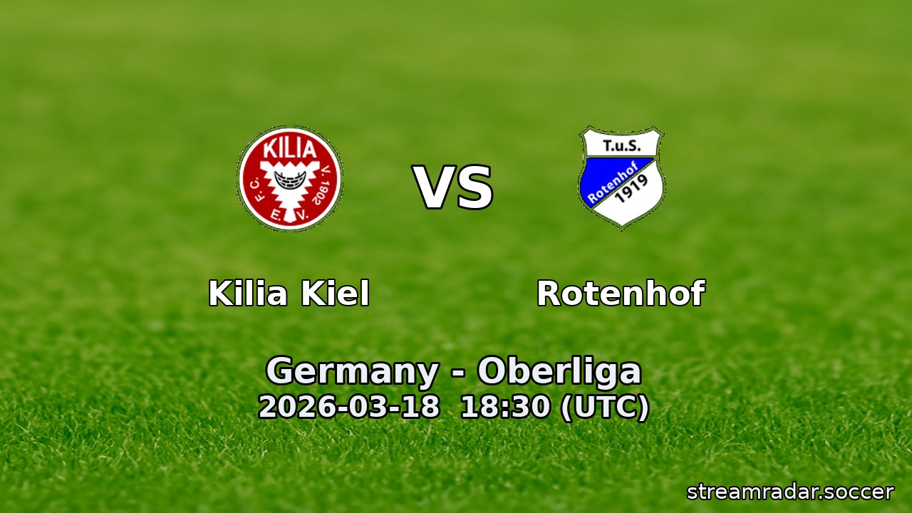 Kilia Kiel vs Rotenhof