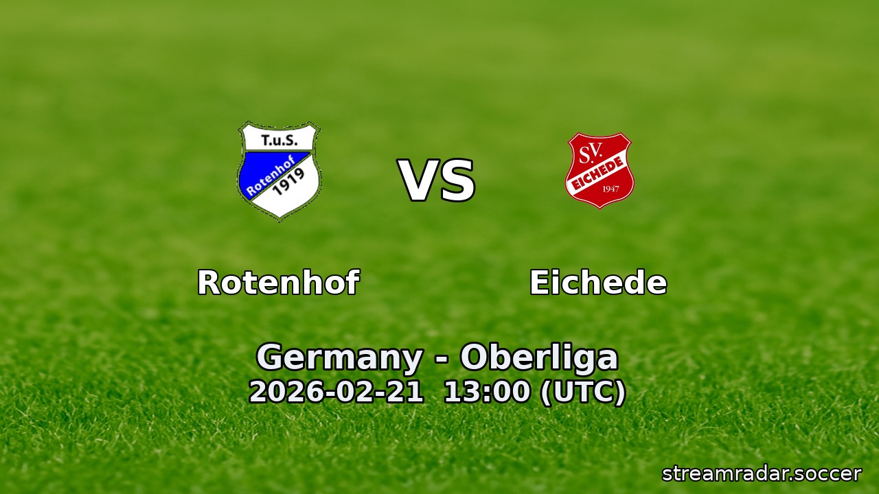 Rotenhof vs Eichede