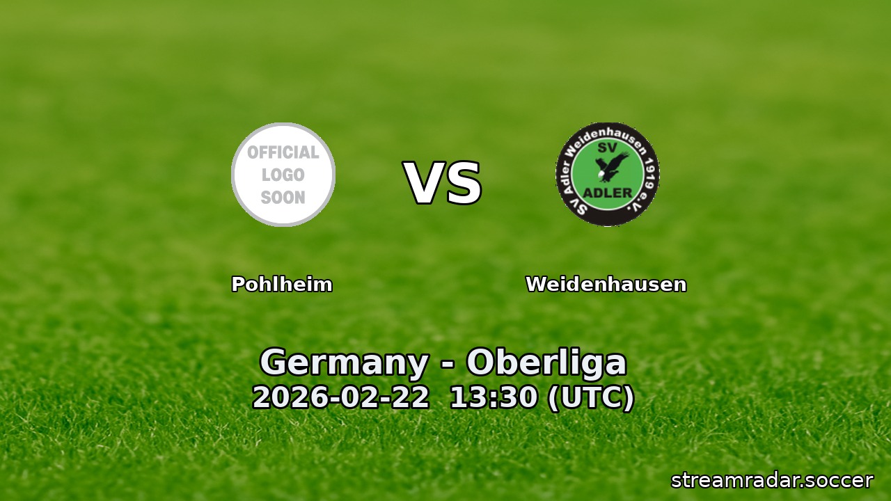 Pohlheim vs Weidenhausen